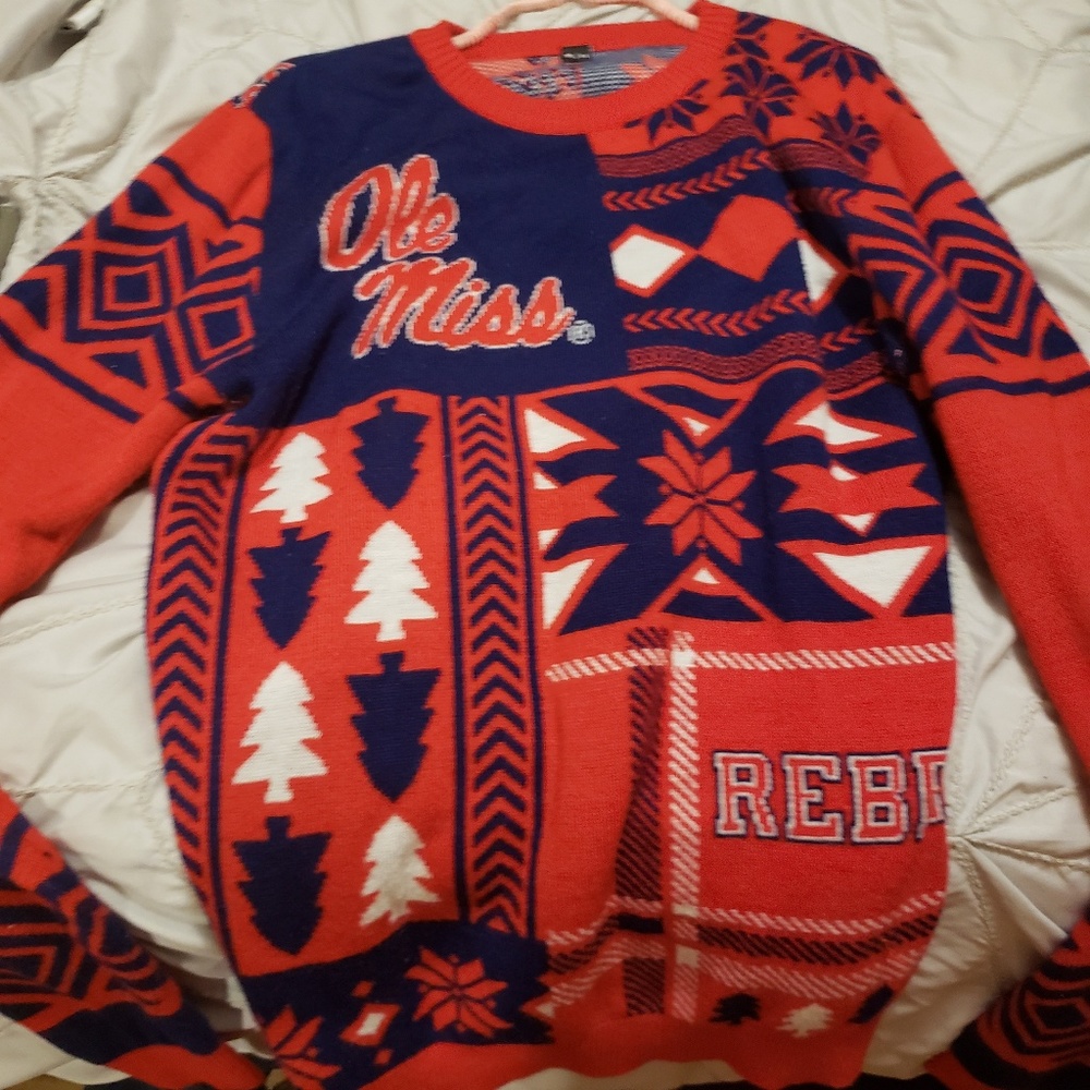 Ole Miss Christmas Sweater